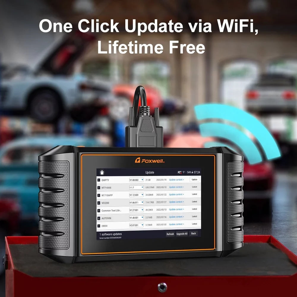 Foxwell NT710 OBD2 Scanner Automotive Bi-Directional Control Scan Tool Full System Car Scanner 30+ Reset Service Automotive Scanner Wireless Code Reader Auto Analyzer Automotive Diagnostic Scanner