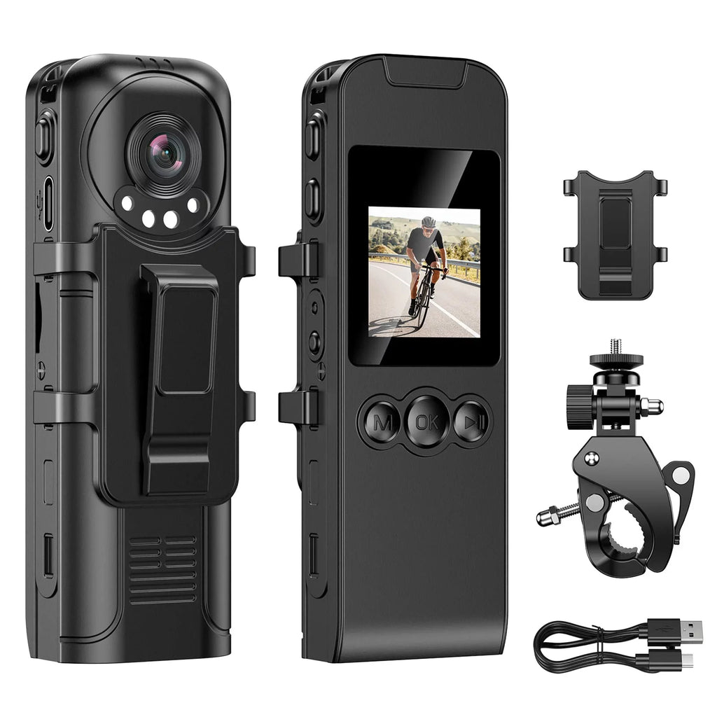 Losfom Z02 WiFi Body Camera, 1296P Body Worn Camera with Audio and Video Recording (Only Camera)