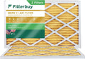 Filterbuy 20x32x1 MERV 11 Pleated HVAC AC Furnace Air Filters (2-Pack)