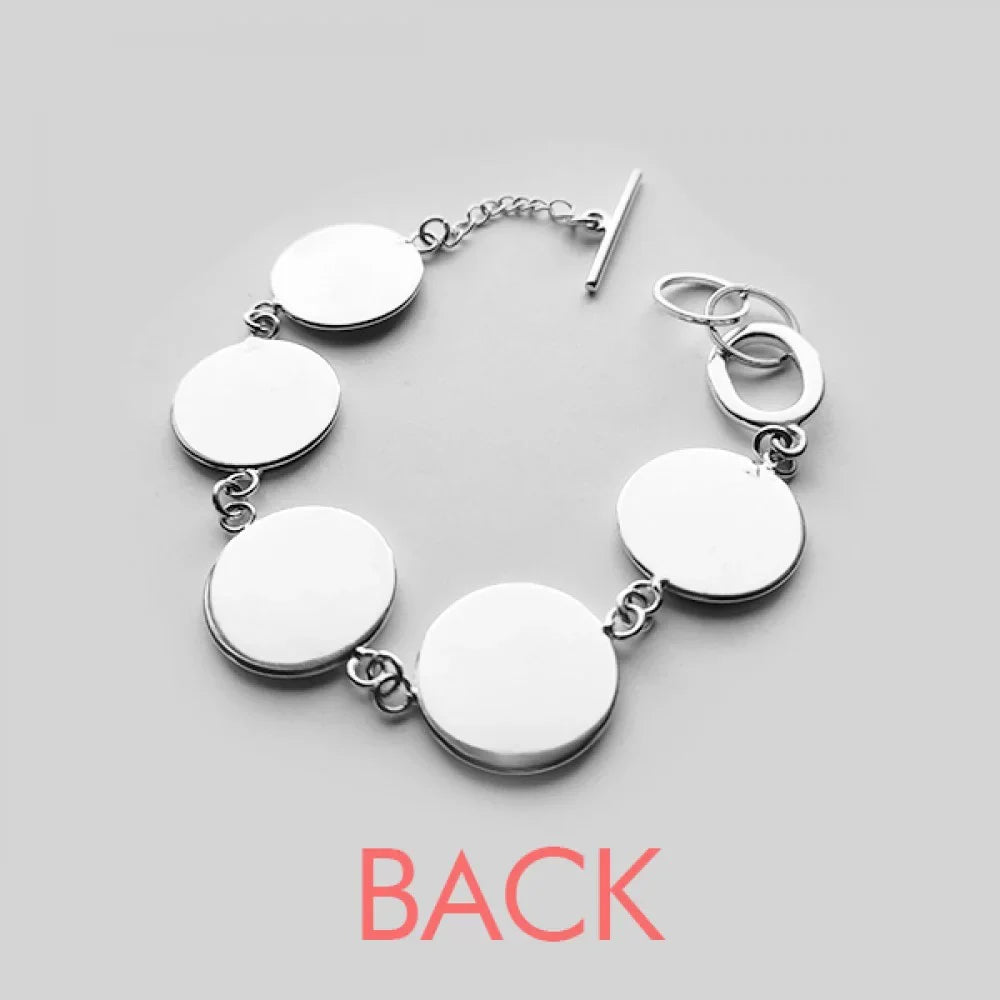 Colorful Cartoon High Heels Shoes Pattern Bracelet Chain Charm Bangle Jewelry