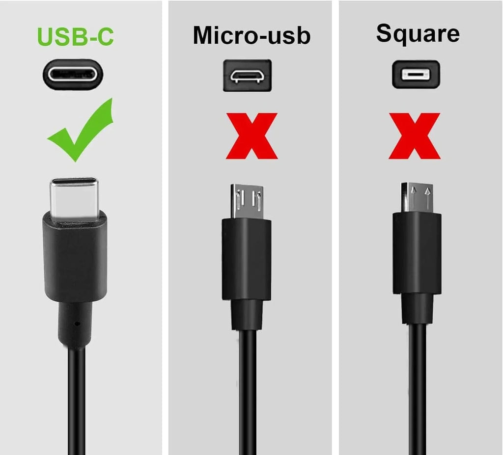 Guy-Tech 45w USB-C Ac Adapter Compatible with Lenovo 100e Chromebook 81MA0000US Power Cord