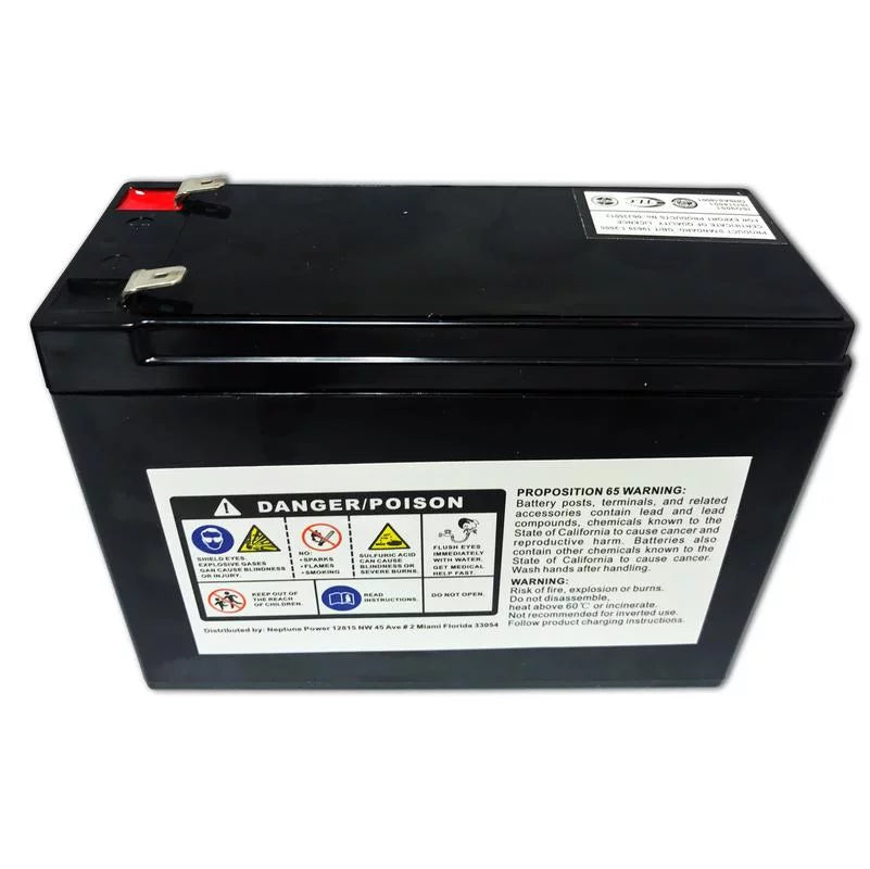 EVO 300 12V 10Ah SLA Gentlemen Electric Scooters Battery by Neptune - 2 Pack