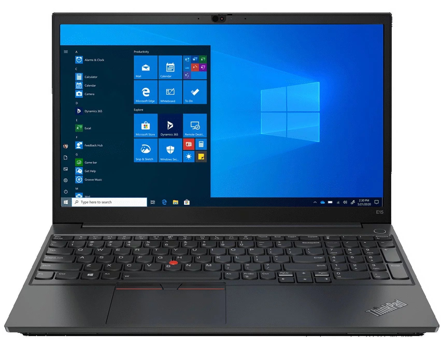 Lenovo ThinkPad E15 Gen 2 Business Laptop, 15.6" FHD (1920 x 1080), 11th Gen Intel Core i5-1135G7, 8GB RAM, 256GB SSD, Intel Iris Xe Graphics functions as UHD Graphics, Windows 10 Pro