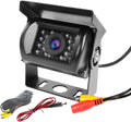 Car Rear View Reverse Backup Camera with 18 IR Night Vision, Waterproof IP68 Parking Backup Camera for Bus Truck