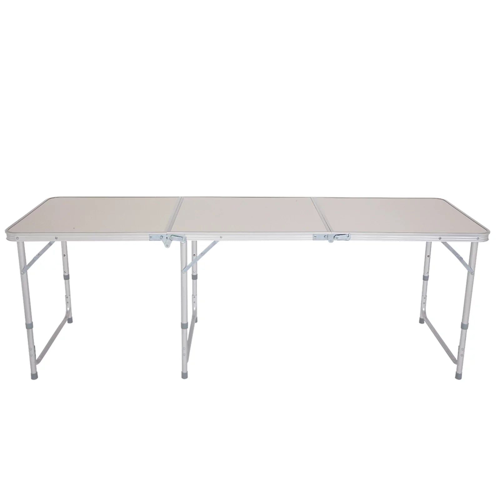 Folding Table, Aluminum Alloy Table for Indoor, Outdoor White
