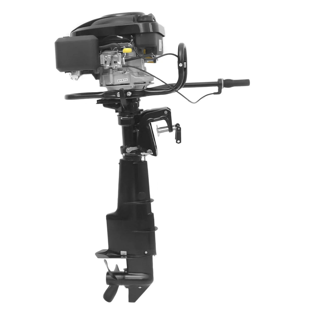 7.5 HP Heavy Duty Outboard Motor Fishing Boat Engine Water Cooling System 196CC