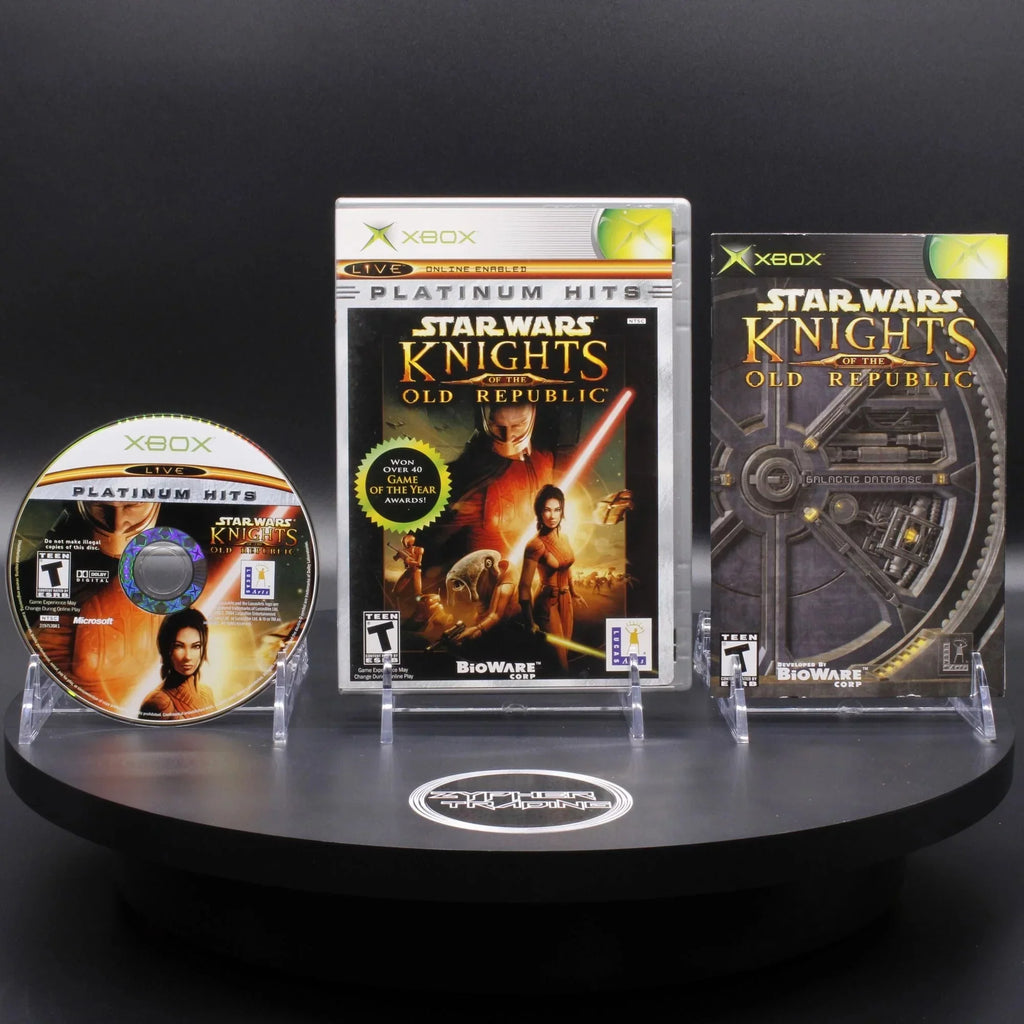 Star Wars: Knights of the Old Republic [Platinum Hits] | Xbox | 2003 | Tested