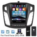 Podofo 2+64G for Ford Focus 2012-2018 Wireless Carplay Android Auto Mirror Link 9.7'' Touchscreen Car Stereo Radio Android 13 HD 1080P WIFI GPS FM Bluetooth USB, AHD Rearview Camera