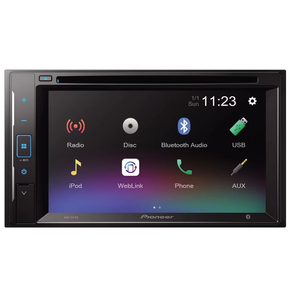 New Pioneer AVH-241EX 6.2 Inch Digital Media & DVD Receiver w/ Backup Bullet Camera