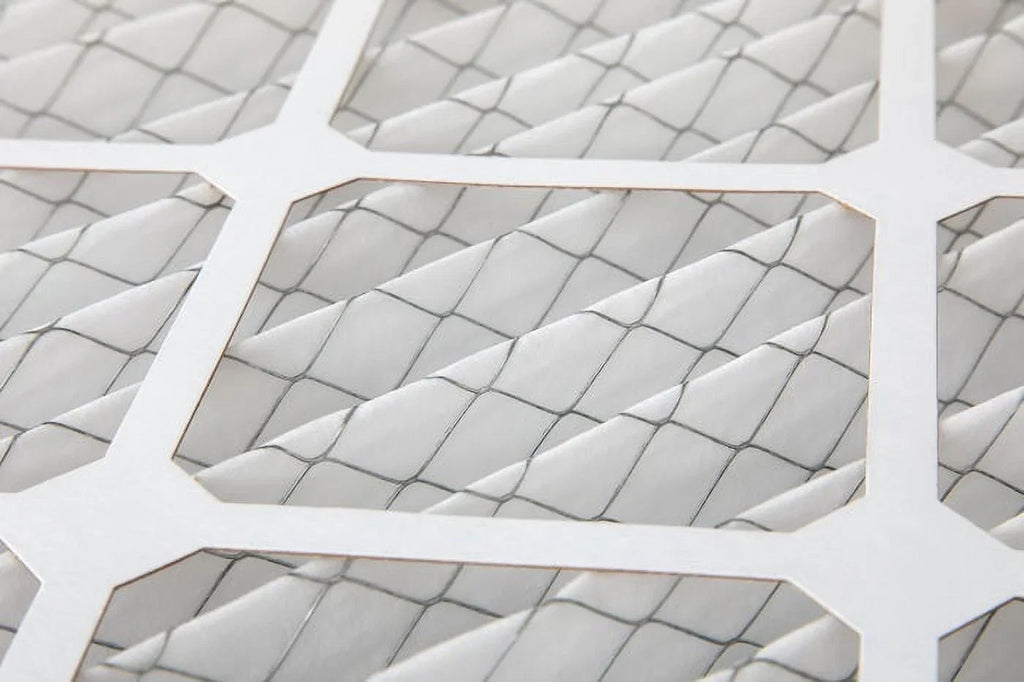 6 Pack of 12x12x1 MERV 10 Pleated Air Filters by Glasfloss. Actual Size: 11-1/2 x 11-1/2 x 7/8