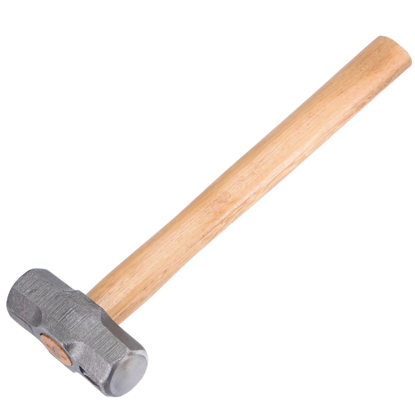 Uxcell 850g Double Face Sledge Hammer Engineer Hammer with 11" Wood Handle Forged Steel Head for Home Industry
