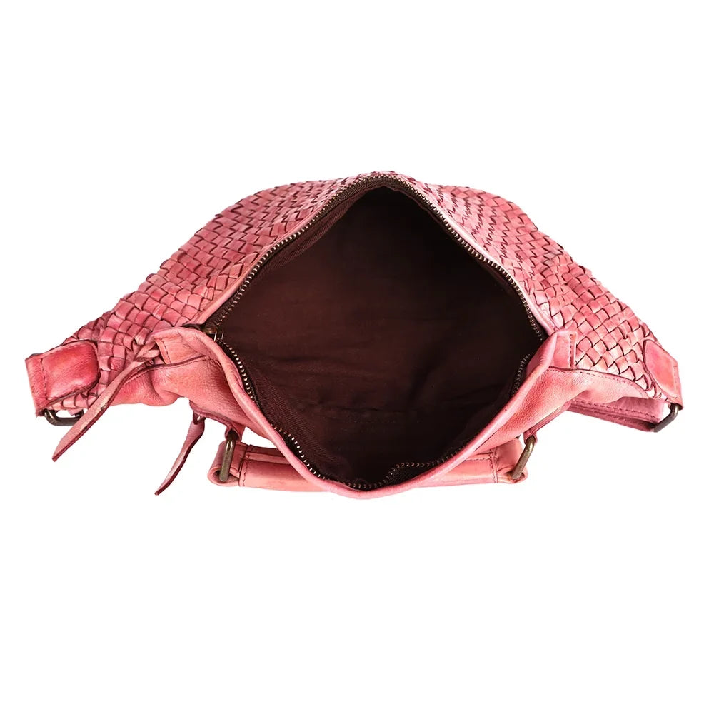NM Never Mind Nmbgm148C Fanny Pack Vintage Handmade Genuine Cowhide Leather Gentlemen Bag Western Handbag Purse