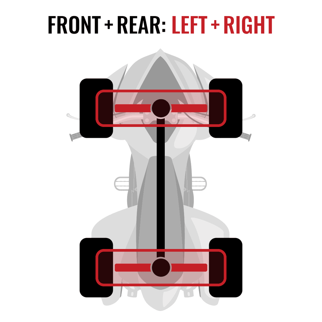 Sixity 2015 compatible with Can-Am Outlander 1000 4X4 Front Rear Left Right XTA Axles Four Driver Passenger EFI