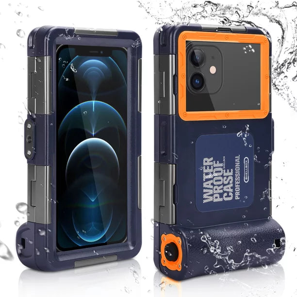 UrbanX Professional [15m/50ft] Swimming Diving Surfing Snorkeling Photo Video Waterproof Protective Case Underwater Housing for Tecno Pova Neo And all Phones Up to 6.9 Inch LCD with Lanyard