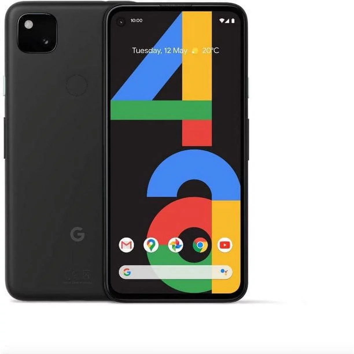 Pre-Owned Google Pixel 4a, Fully Unlocked Dark 128 GB, 5.81 in Screen (Refurbished: Good)