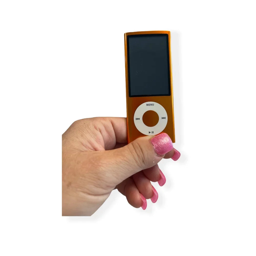 iPod Nano 5th Generation 8GB Orange Bundle, Like New, No Retail Packaging!