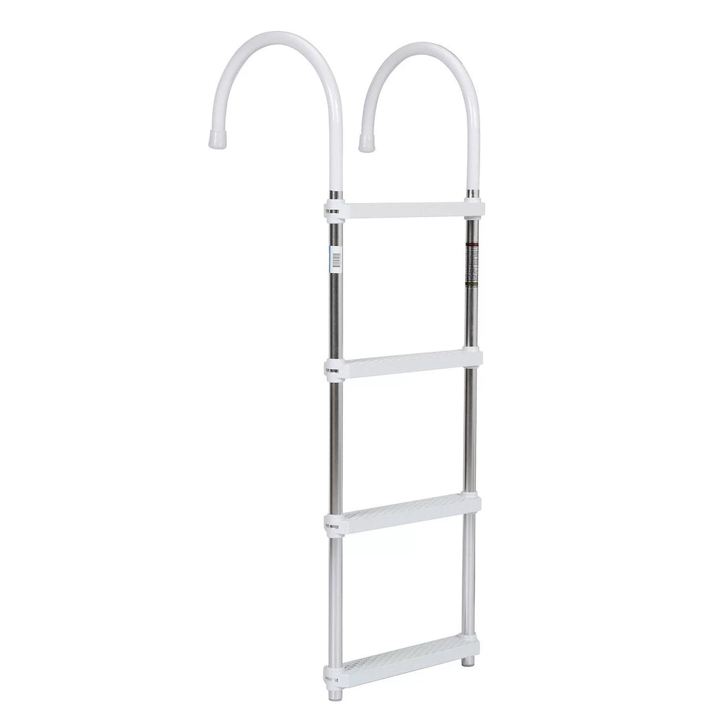Seachoice 71560 Aluminum Boarding Ladder – 4 Steps – 15 Inches Wide x 47 Inches Tall