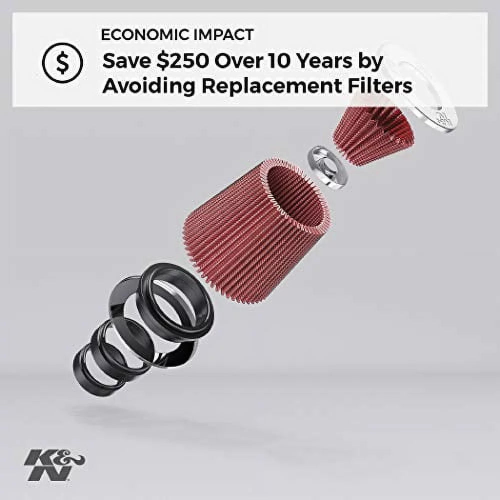 K&N Engine Air Filter: High Performance, Premium, Washable, Individuals Filter: 2003-2009 DODGE (Ram 2500, Ram 3500) E-0776