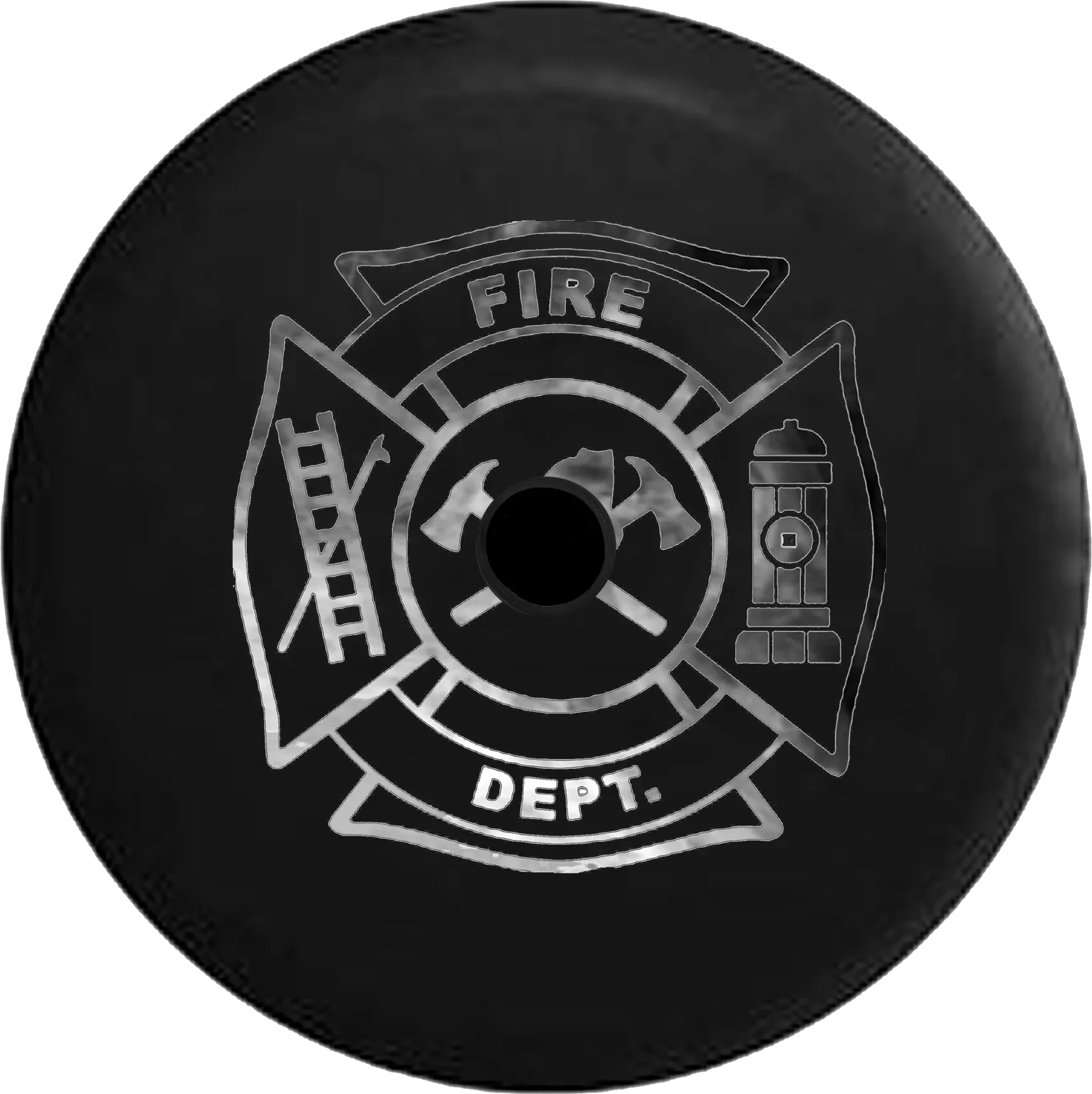 2018 2019 Wrangler JL Backup Camera Fire Individuals Smoke Silver Grey Spare Tire Cover for Jeep RV 32 Inch