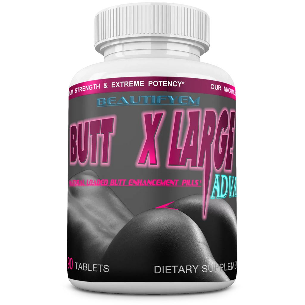 BUTT X-L-ADVANCE Butt and Booty Formula. Get Bigger Buttocks Vitamins, Minerals, Herbs and Amino Acids. People 90 Tablets