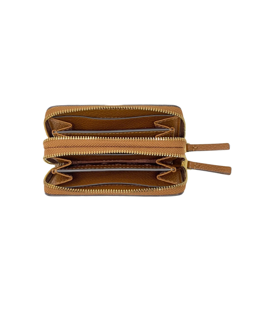 Tory Burch Gentlemen Blake Zip Leather Card Case (Cortado)