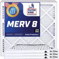 Filter King 4x30.5x1a Air Filter | 4-PACK | MERV 8 HVAC Pleated A/C Furnace Filters | MADE IN USA | Actual Size: 4 x 30.5 x .75"