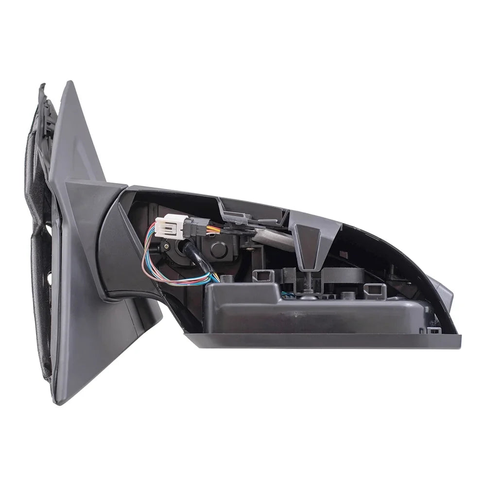 Brock Aftermarket Gentlemen Passenger Right Power Mirror Paint To Match Midnight With Heat-Side View Camera Without Signal