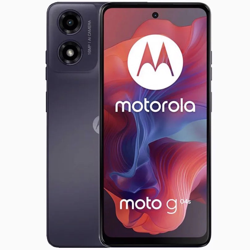 Motorola Moto G04s DUAL SIM 64GB ROM + 4GB RAM (GSM ONLY | NO CDMA) Factory Unlocked 4G/LTE Smartphone (Concord Midnight - International Version