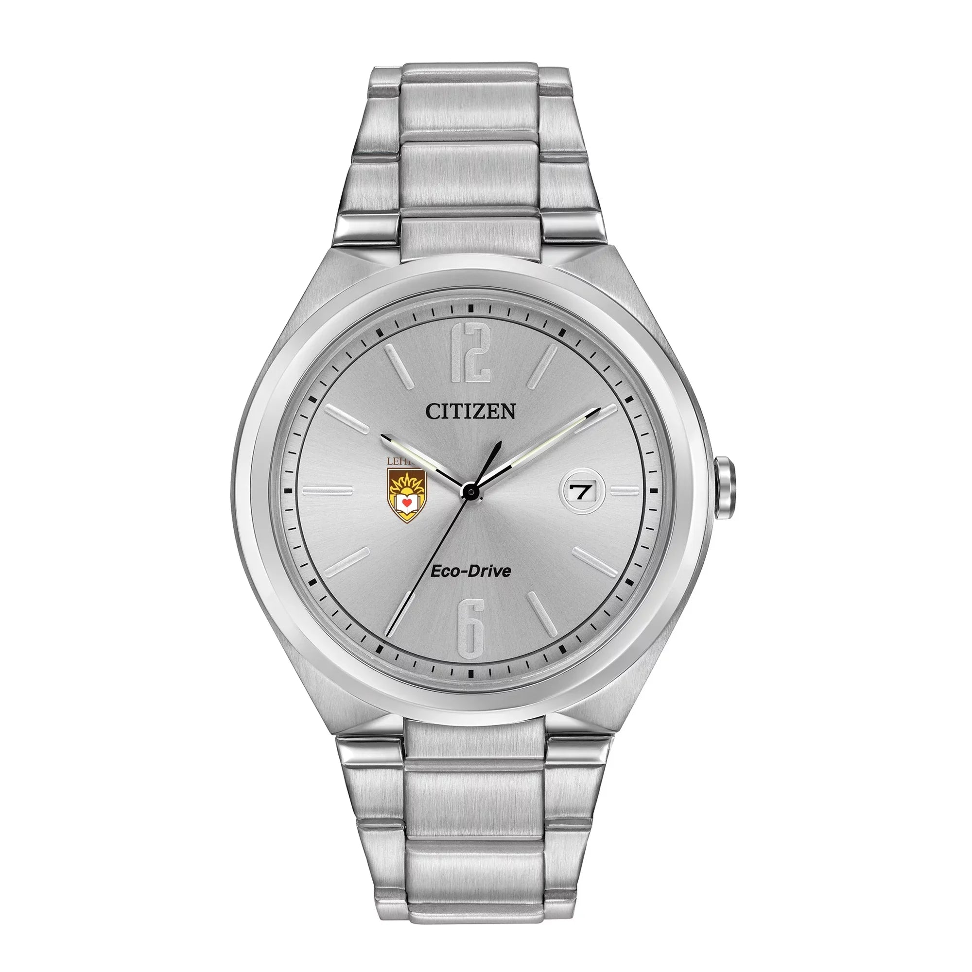People Silver Lehigh Mountain Hawks Eco-Drive Stainless Steel Watch