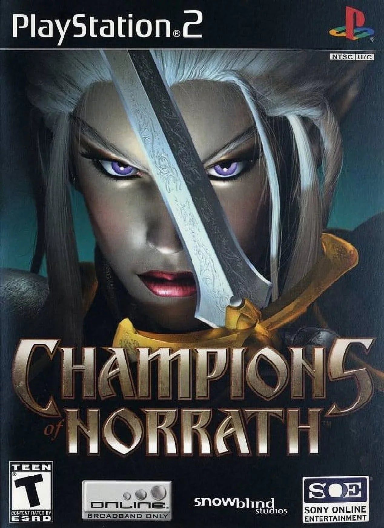 Restored Champions of Norrath: Realms of EverQuest (Sony PlayStation 2, 2004) RPG Game (Refurbished)
