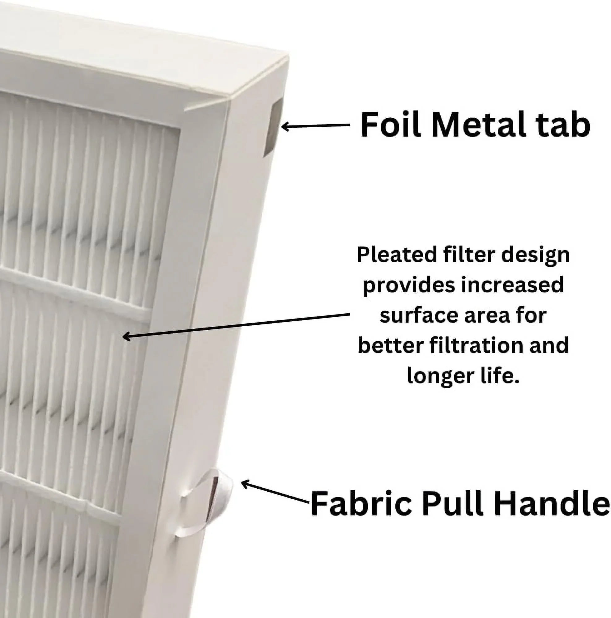 16X25x3 Filter Compatible People For Carrier Part PGAPXCAR1625 AGAPXCAR1625 Fits PGAPAXX1625 (2)