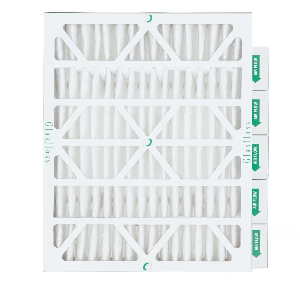 6 Pack of 16x20x4 MERV 13 Pleated 4" Inch Air Filters by Glasfloss. Actual Size: 15-1/2 x 19-1/2 x 3-3/4