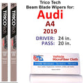 2019 Audi A4 Beam Blade Wipers (Set of 2)