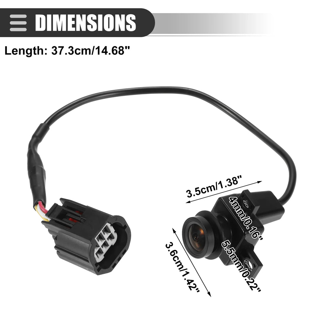 Unique Bargains Rear View Parking Assist Camera for Dodge 1500 2010 Plastic Glass Midnight