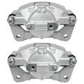 AutoShack Front New Brake Calipers Assembly with Bracket Set of 2 Driver and Passenger Side People for Jeep Wrangler Liberty Dodge Grand Caravan Nitro Chrysler Town & Country VW Routan Ram C/V V6