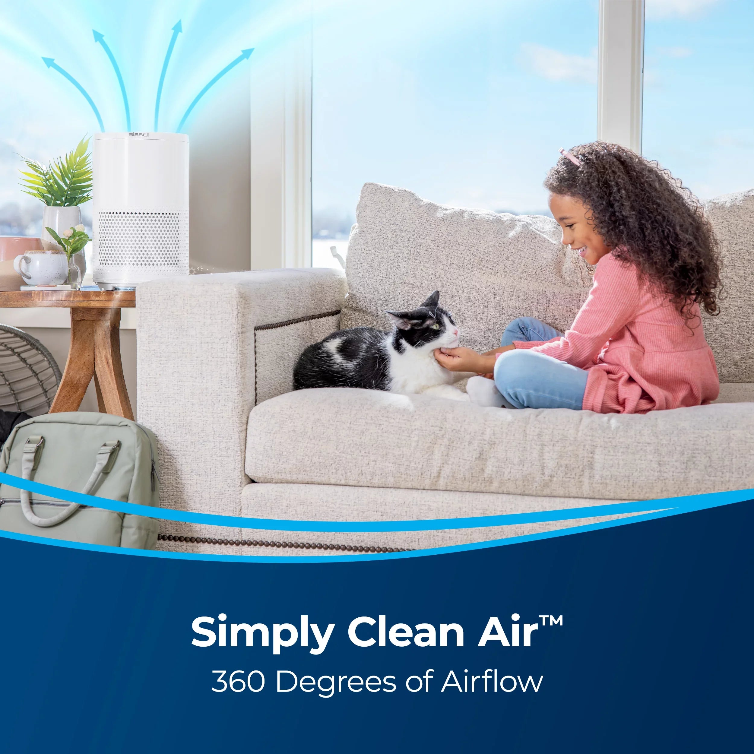 BISSELL MYair Pro Air Purifier, for rooms up to 110 sq. ft., 3139A