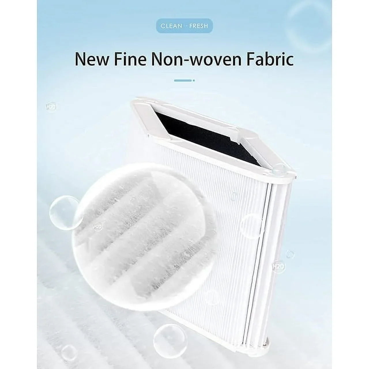 211+ HEPA Individuals Filter for Blue Pure 211+ Air Purifier (Non-Auto), Foldable Activated Carbon Filter