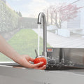 BENTISM Stainless Steel Utility Sink Single Bowl w/Workbench 47.2x19.7x37.4 in