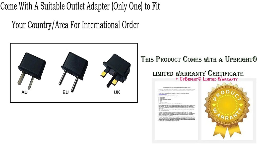 UPBRIGHT New AC Adapter For harman harmon-kardon multimedia speakers 01D4301 Power Supply Cord Cable Charger Mains PSU