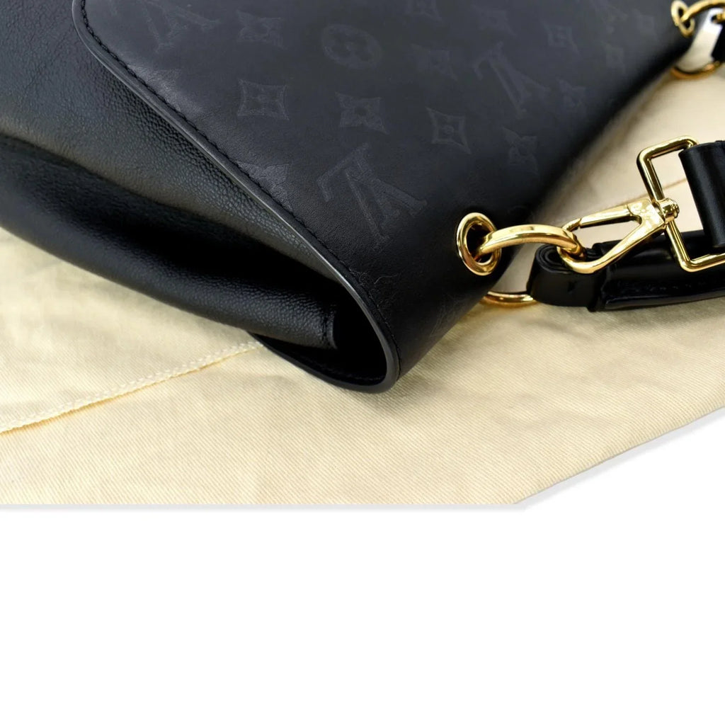 Pre-owned LOUIS VUITTON Very One Handle Monogram Leather Shoulder Bag Dark