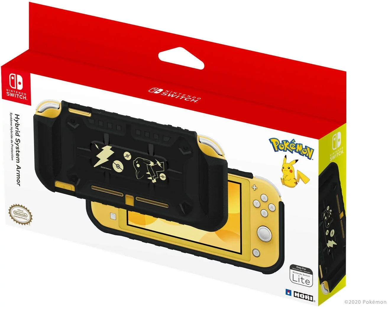 Hori - Hybrid System Armor for Final Point Switch Lite - Dark and Gold