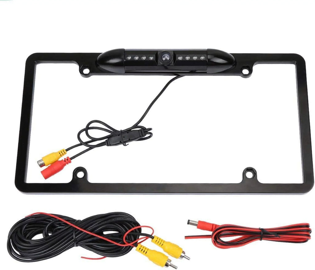 Backup Camera Rearview License Plate Frame for BOSS BOSS Car Radio Midnight
