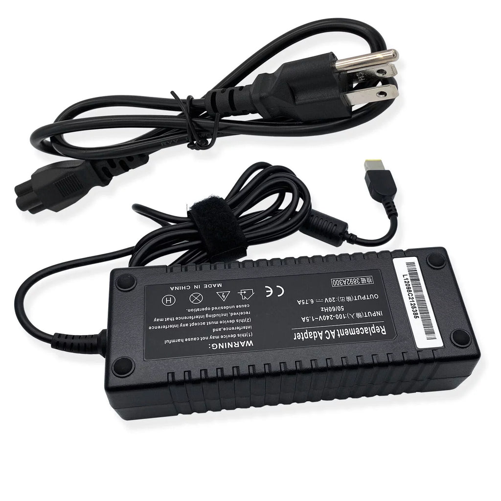 New AC Power Adapter Charger For Lenovo ThinkPad T440p T530 T540p W540 Cord 20V