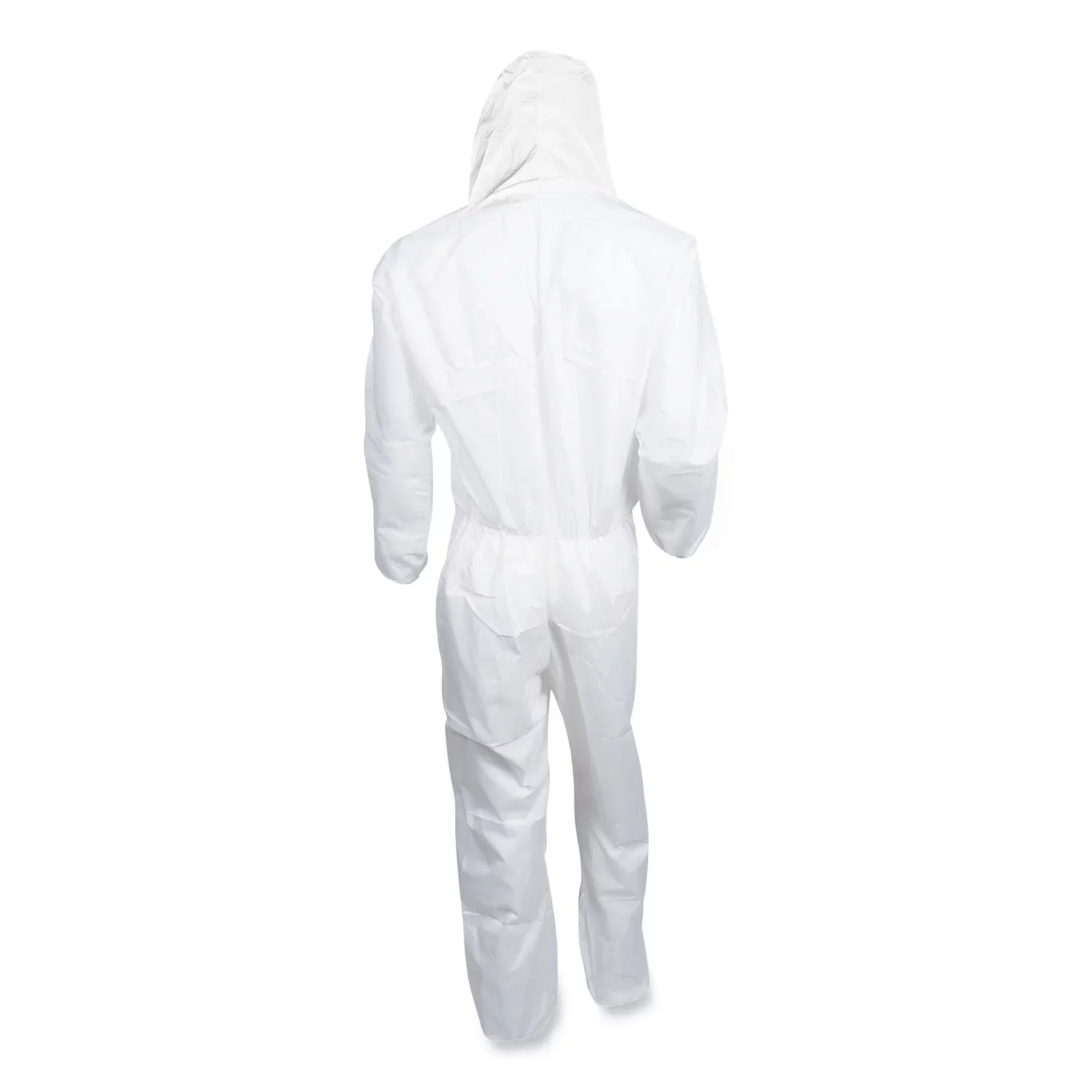 Kleenguard™ A20 Breathable Particle Protection Coveralls, Elastic Back, Hood, Medium, White, 24/carton