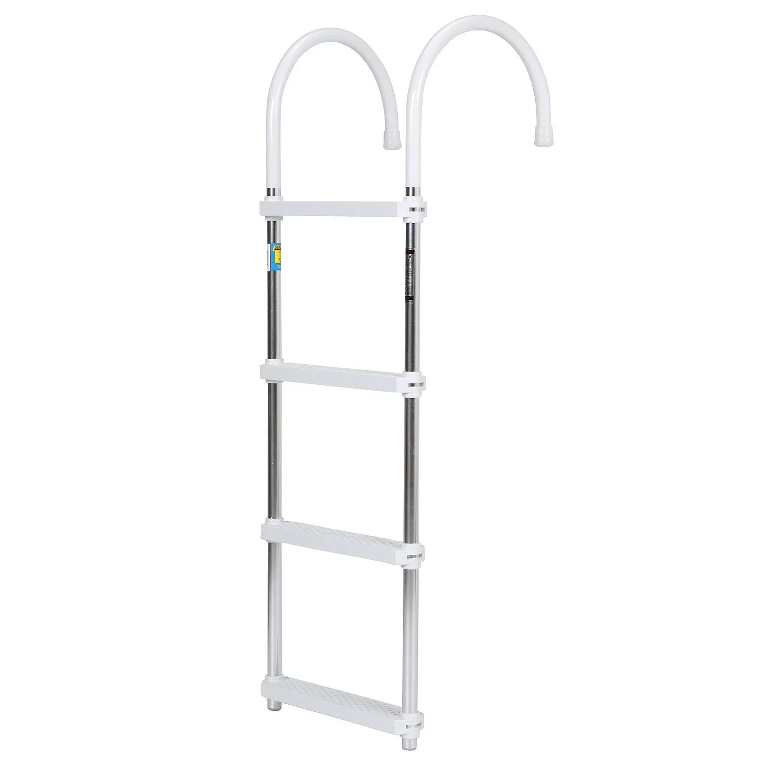 Seachoice 71560 Aluminum Boarding Ladder – 4 Steps – 15 Inches Wide x 47 Inches Tall
