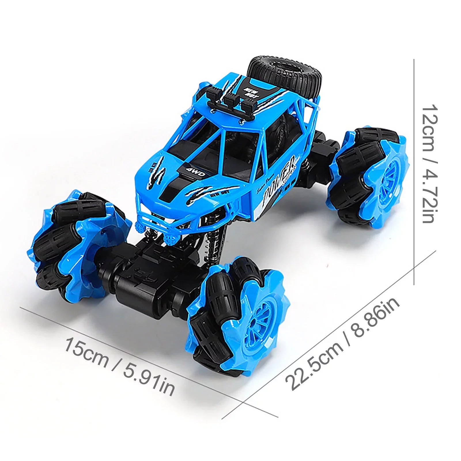 YHAIOGS Remote Control Stunt Car Remote Control 360 Rotation Gesture Induction Climbing off Road Vehicle