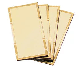 Radnor 2" X 4 1/4" Shade 8 Gold-Coated Polycarbonate Filter Plate (3 Pack)