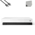 Microsoft Xbox One X 1TB, 4K Ultra HD White Console Only with HDMI Cable BOLT AXTION Bundle Used