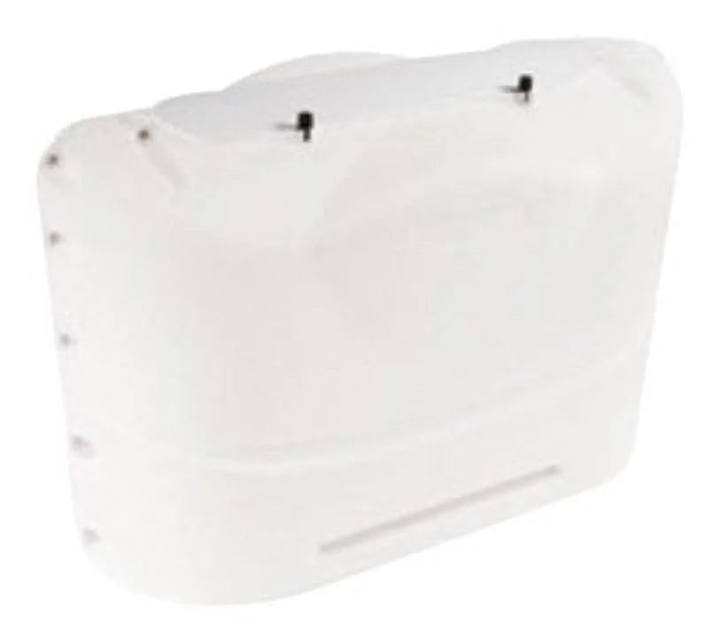 Camco 40523 Heavy-Duty Propane Tank Cover - For (2) 20 lb. Propane Tanks, Polar White