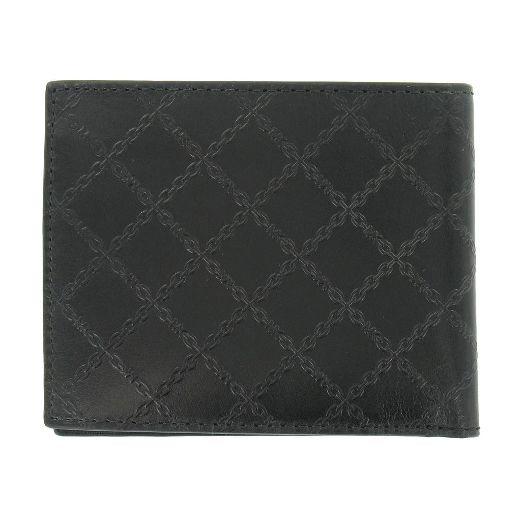 Michael Kors Andy Gentlemen Leatehr 2 Slim Billfold Bi-Fold Wallet Dark